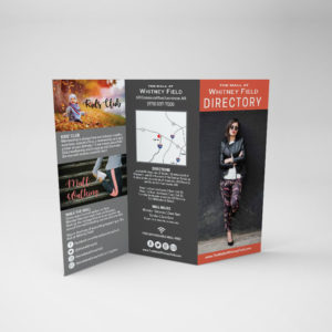 Mall directory brochure