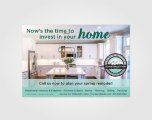 Hunts & Hanks Construction ad