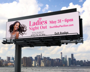 billboard design for SouthBay Pavillion