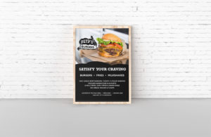 Beeps Burgers Poster