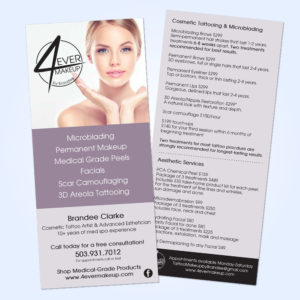 4Ever Makeup flyer