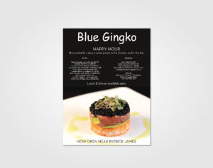 Blue Gingko graphic