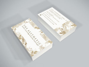 The Aesthetic business cards