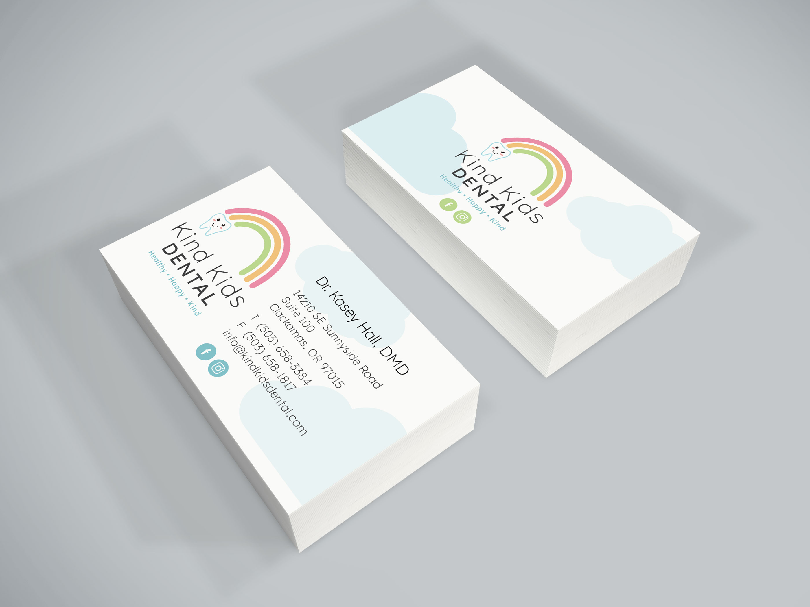 Kind Kids Dental business cards